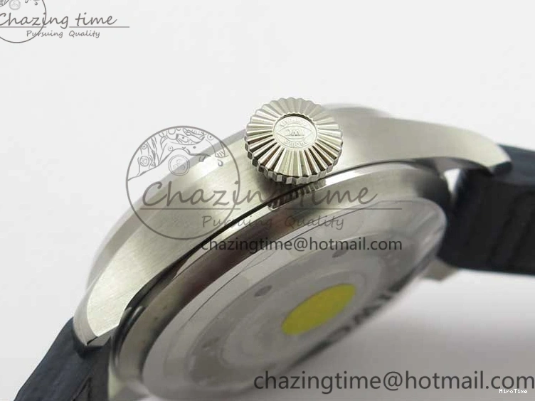 MIROTIME 0202 Supportive Big Pilot IW501008 “Boutique London” SS ZF Best Edition Blue Dial on Blue Leather Strap A 7106